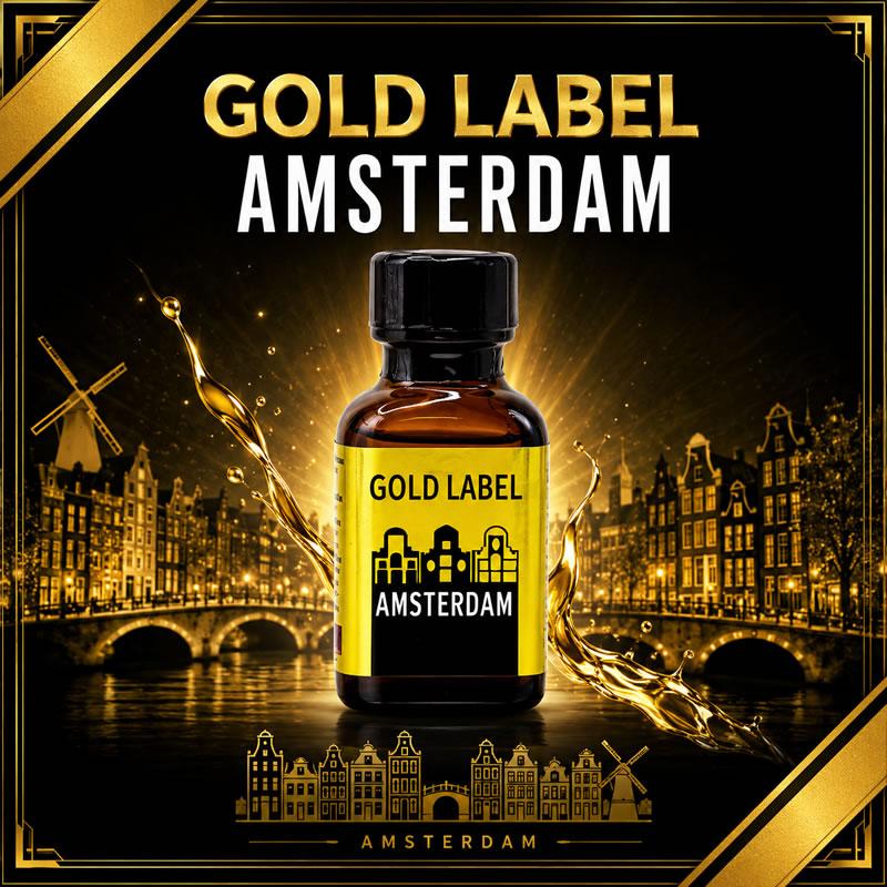【歐陸傳奇】阿姆斯特丹 金牌尊爵版 GOLD LABEL RUSH|高純度Popper、深層放鬆不頭痛 30ML