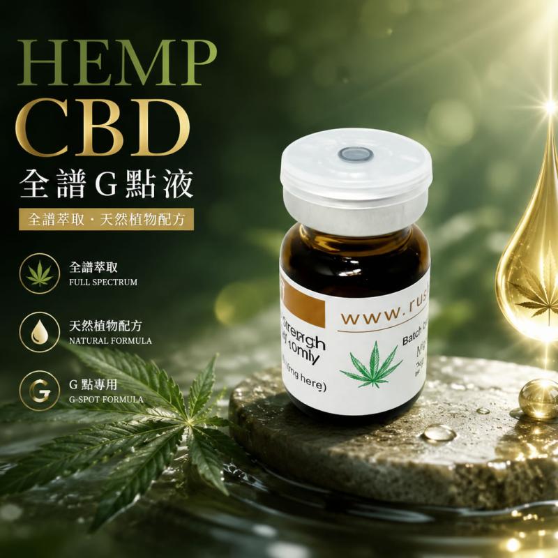 Hemp CBD全譜G點液騷受同志伴侶(Btm專用)比0號膠囊更持久